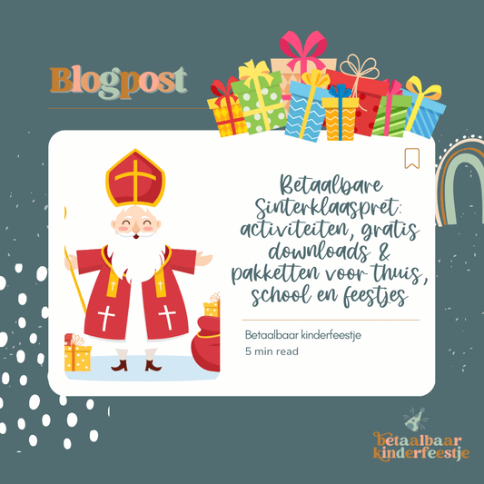 Betaalbare Sinterklaaspret: activiteiten, gratis downloads & pakketten voor thuis, school en feestjes