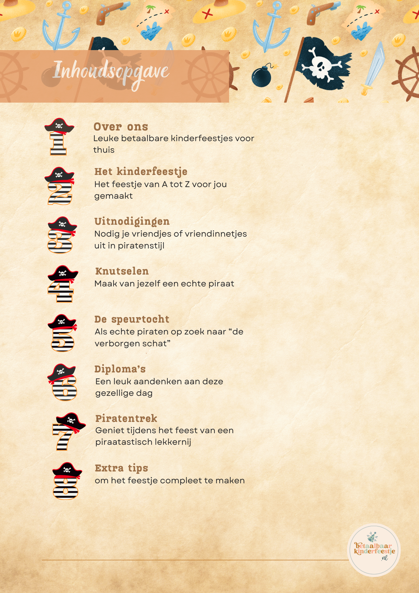 piraten feest partijtje 